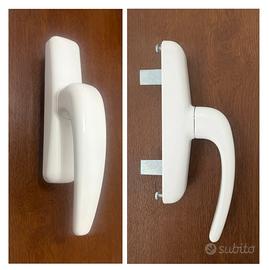 Maniglia cremonese x infisso in alluminio Ral 9010