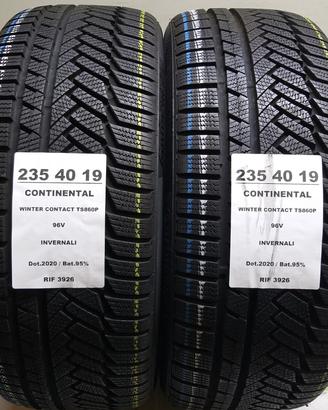 4 GOMME 235 40 19/265 35 19 CONTINENTAL INV RIF392