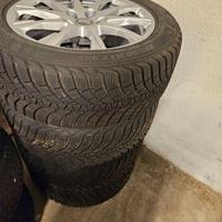 4 Cerchi in lega per Audi A4 con gomme invernali K