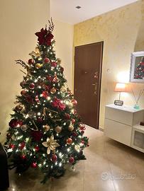 Albero di natale 210cm folto, perfetto ed elegante
