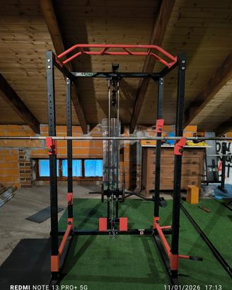 Power Rack multifunzione completo 