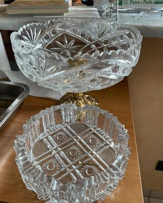 Portacenere e portavaso cristallo