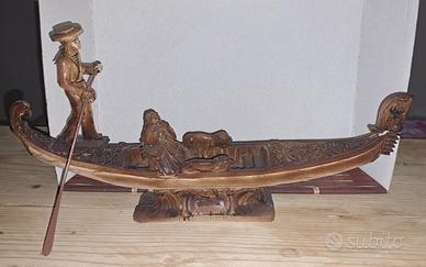 Gondola grande in simil legno