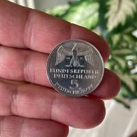 5 Deutsche Mark 1971 Argento