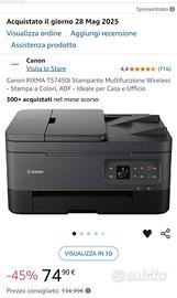 Stampante Canon PIXMA TS7450i