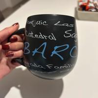 Tazza da te Souvenir Barcellona con cucchiaino