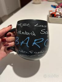 Tazza da te Souvenir Barcellona con cucchiaino
