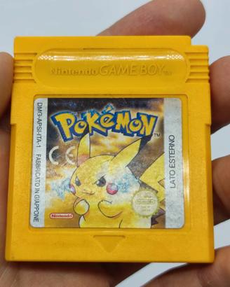 Pokémon Giallo ITA originale Nintendo Gameboy