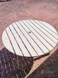 TAVOLO TONDO DA GIARDINO