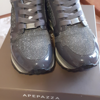Scarpe Apepazza, numero 35, colore grigio, in buon
