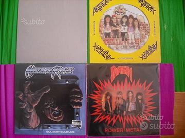 Vinili lp metal rock Pantera Anthrax Metallica Dio