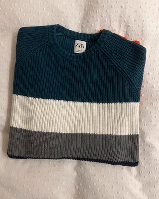 Maglione zara a righe