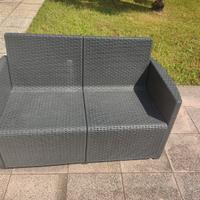 Divanetto 2 posti da giardino 