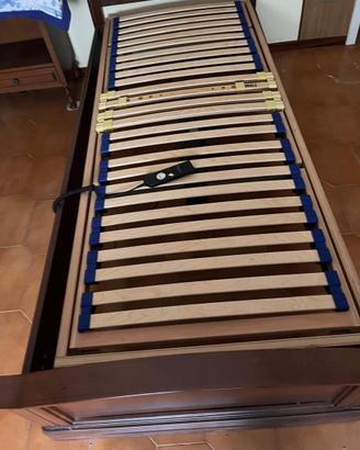 N.2 reti singole a doghe con alzate elettriche