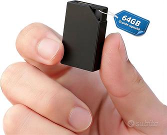 Registratore vocale personale con memoria da 64GB
