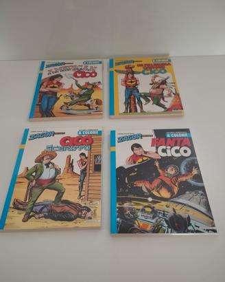 Zagor presenta Cico Ed If numeri 2 3 4 5 a colori