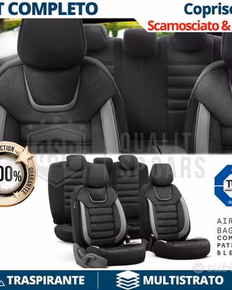 COPRISEDILI per Toyota Yaris Scamosciato e Pelle