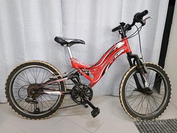 Bici ragazzo 9/13 anni FULL ammortizzata MTB