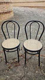 Coppia sedie stile Thonet