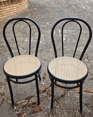 Coppia sedie stile Thonet