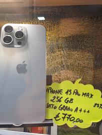 Iphone 15 Pro Max 256GB usato grado A+++
