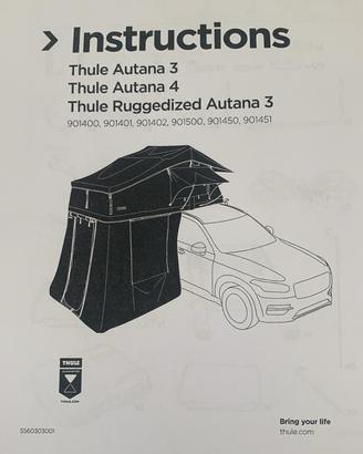 Tenda nuovissima thule autana 3