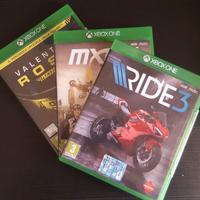 Tris Giochi moto Xbox One Ride 3, MxGP Pro ecc.