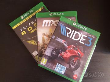 Tris Giochi moto Xbox One Ride 3, MxGP Pro ecc.