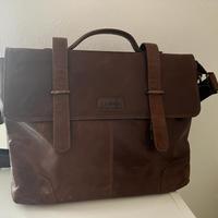 Borsa in vera pelle LEABAGS