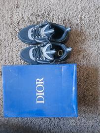 Dior b22 sneakers colorazione nero e bianco 