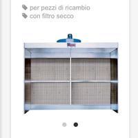 Impianto di aspirazione per cabina di verniciatura