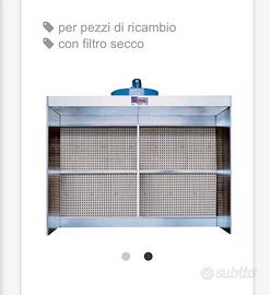 Impianto di aspirazione per cabina di verniciatura