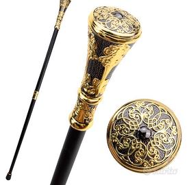 ART - Bastone da Passeggio floreale elegante Gold