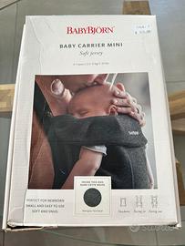Marsupio BabyBjörn Mini Carrier grigio con scatola
