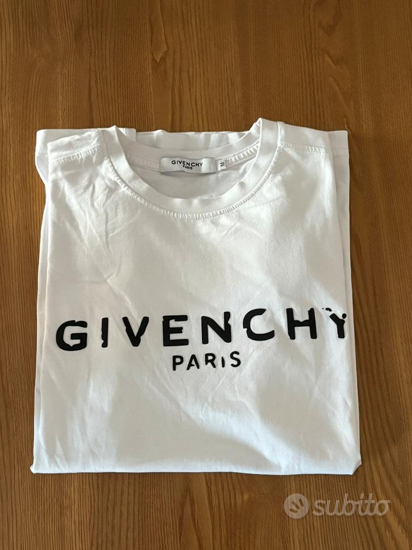 Clothing Maglia Givenchy Paris Uomo T-shirt Givenchy Bianca
