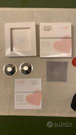 Copricapezzoli x allattamento in Argento 2 Pezzi