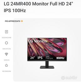 Monitor Pc Lg 24 mr 400