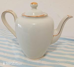 Teiera Caffettiera Vintage Bavaria Elfenbein Porze