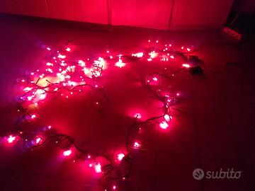 Lampadine natalizie colore rosso x 2