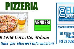 448/24 PIZZERIA di mq 95 in zona Corvetto, Milano
