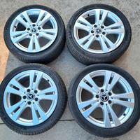 4 CERCHI MERCEDES 17+GOMME CLASSE A W176 ORIGINALI