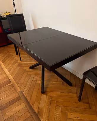 Tavolo color wengè Calligaris trasformabile