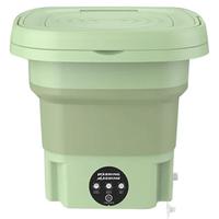 Lavatrice pieghevole portatile 8L VERDE 