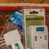Coppia adattatori prese elettriche 