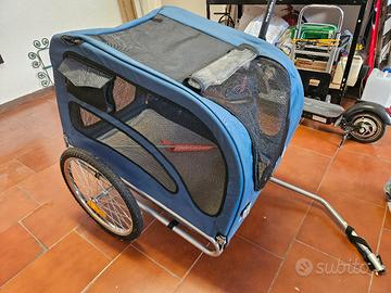Trasportino/carrello cani  per bicicletta