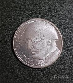 rara moneta 20 lire Mussolini - riconeo 