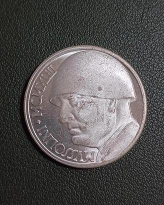 rara moneta 20 lire Mussolini - riconeo 