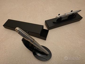 Coppia di penne Sheaffer - Prélude acier brossé