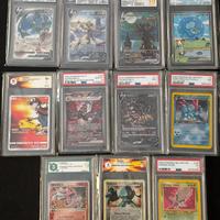 POKEMON ONE PIECE  LOTTO CARTE GRADATE PREZZI TOP