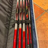 SET 5 CANNE PESCA FISSE ALBORELLA SHIMANO 